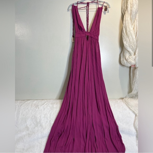 NWOT FREE PEOPLE LOOK INTO THE SUN MAXI DRESS - Picture 3 of 3